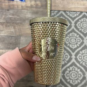 ✨Starbucks Gold Studded Tumbler 16 oz✨